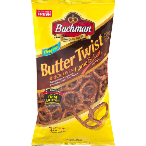 Bachman Pretzels, Butter Twist. Original