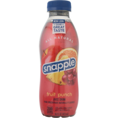 Snapple Juice Drink, Fruit Punch