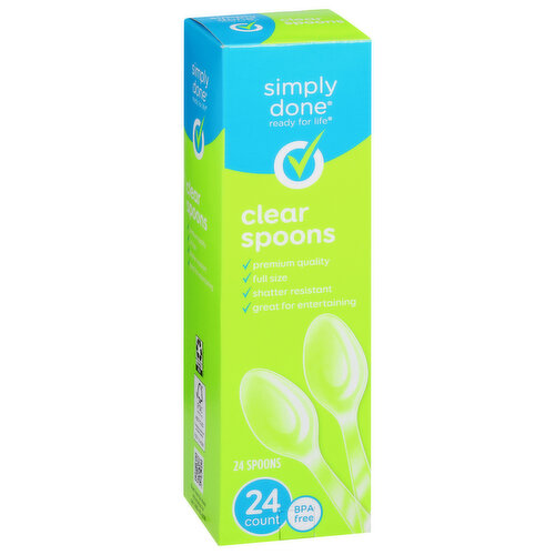 Simply Done Spoons, Clear