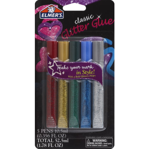 Elmer's Glitter Glues in Elmer's 