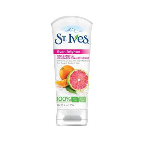 St. Ives Pink Lemon & Mandarain Orange Scrub - Polishes Away Little Imperfections, for Bright, Radiant Skin