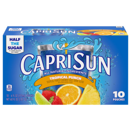 Capri Sun Juice Drink Blend, Tropical Punch