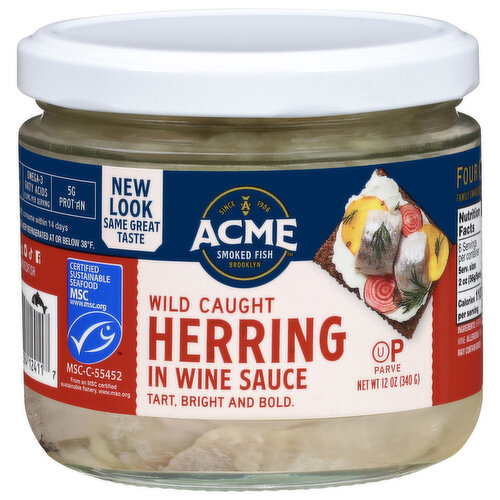 Acme 12 oz. Herring in Wine Sauce