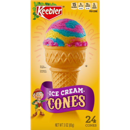 Keebler Ice Cream Cones, 24 Cones