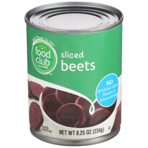 Food Club Sliced Beets