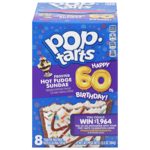 Pop-Tarts Toaster Pastries, Frosted Hot Fudge Sundae