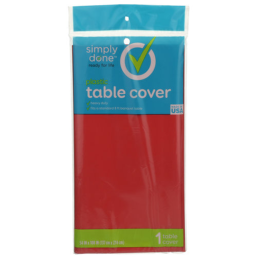 Craft And Party, 54X 100 Ft. Plastic Table Cover Roll for Party