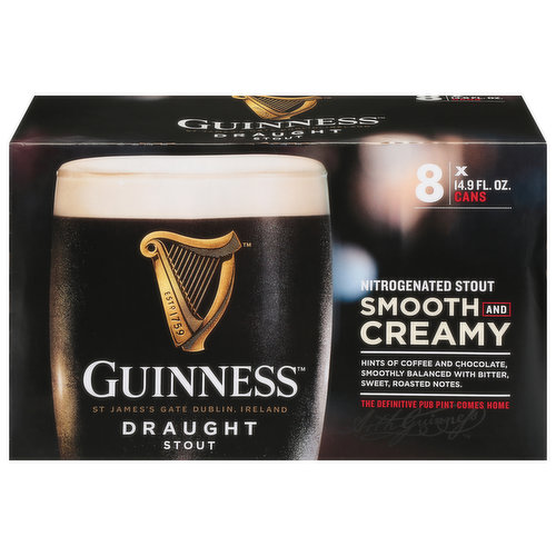 Guinness Beer, Stout, Draught