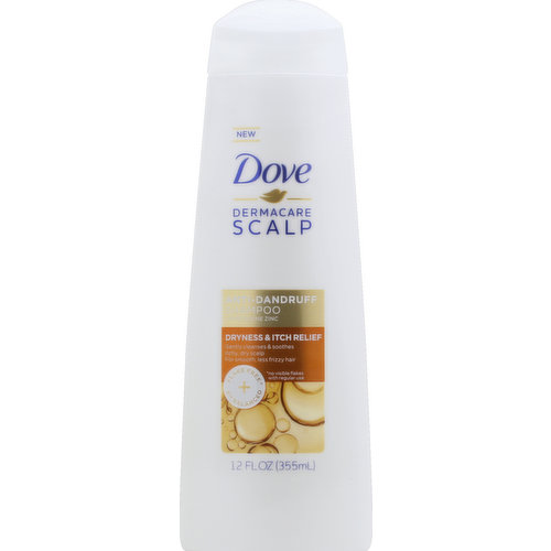 Dove Shampoo, Anti-Dandruff, Dryness & Itch Relief