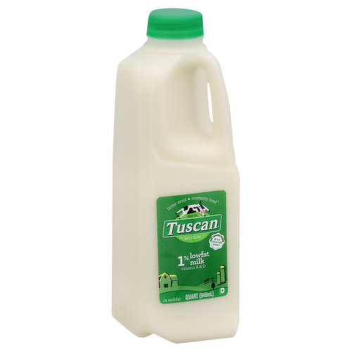 Tuscan Dairy Farms Milk, 1% Lowfat