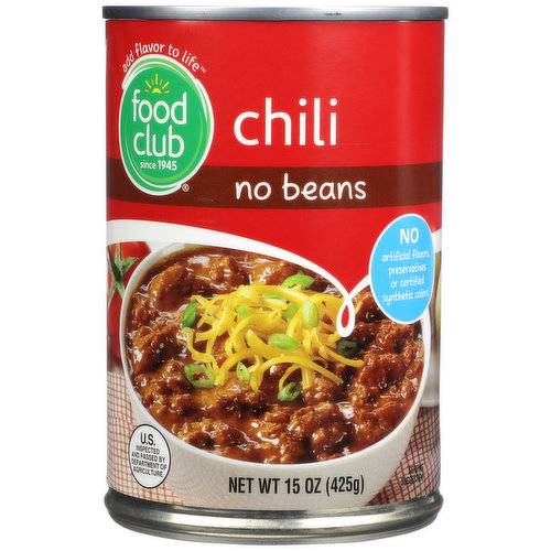 Food Club No Beans Chili