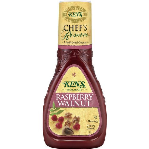 Ken's Steak House Dressing, Raspberry Walnut