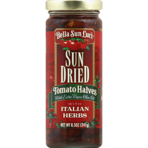 Bella Sun Luci Tomato Halves, with Italian Herbs, Sun-Dried