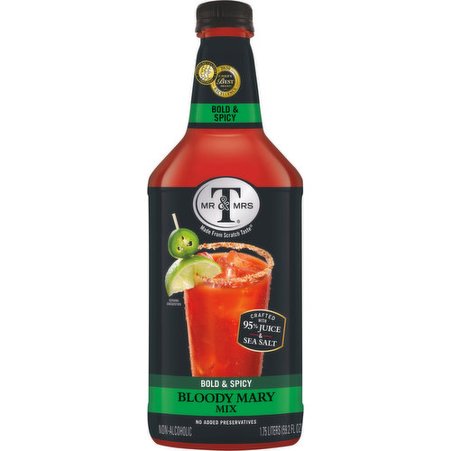 Mr & Mrs T Bloody Mary Mix, Bold & Spicy