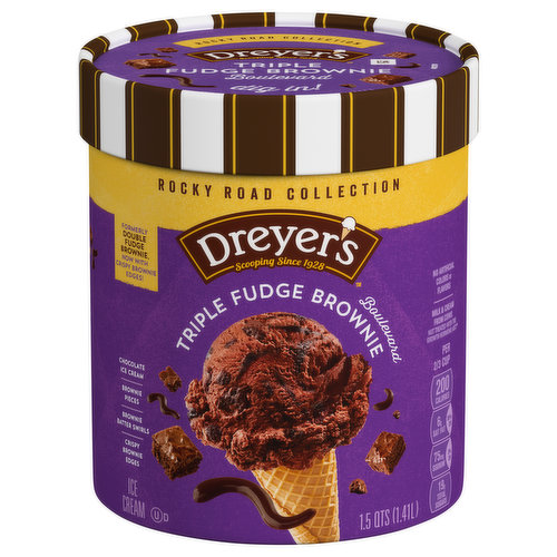 Dreyer's Ice Cream, Triple Fudge Brownie
