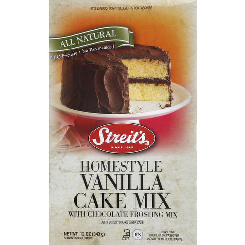 Streit's Cake Mix, Homestyle, Vanilla