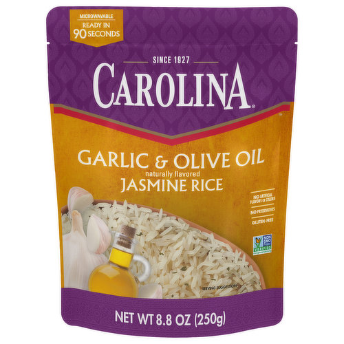 Carolina Jasmine Rice, Garlic & Olive Oil