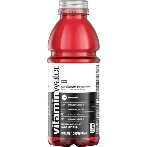 Vitaminwater Water Beverage, Nutrient Enhanced, Acai-Blueberry-Pomegranate