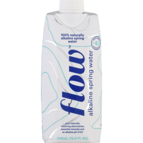 Flow Spring Water, Alkaline