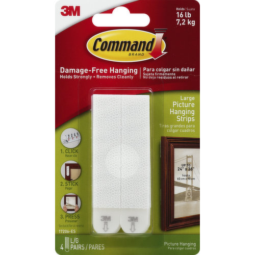 Command Hanging Strips, Picture, Large