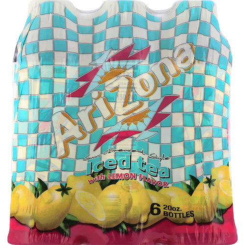 AriZona Iced Tea, with Lemon Flavor, Sun Brewed Style