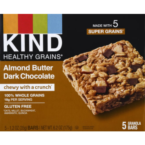 KIND Granola Bars, Almond Butter Dark Chocolate