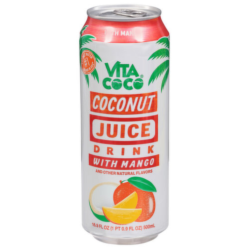 Vita Coco Coconut Juice Drink, with Mango