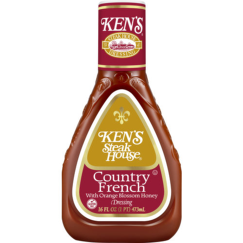 Ken's Steak House Dressing, Country French with Orange Blossom Honey