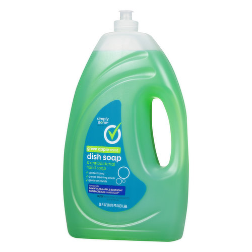 Simply Done Dish Soap & Hand Soap, Green Apple Scent
