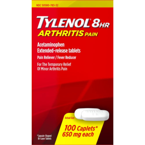 Tylenol Arthritis Pain, 650 mg, Caplets