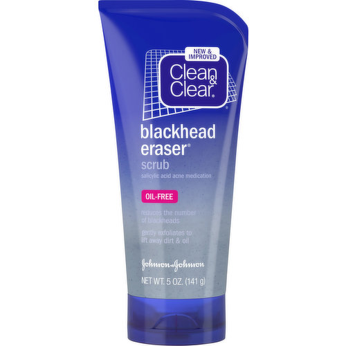 Clean & Clear Scrub, Blackhead Eraser, Oil-Free