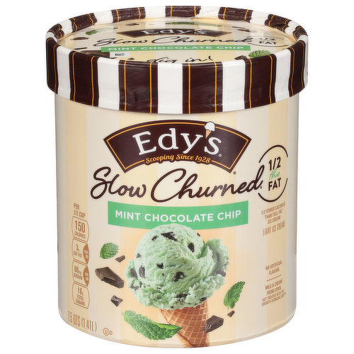 Edy's Ice Cream, Light, Mint Chocolate Chip