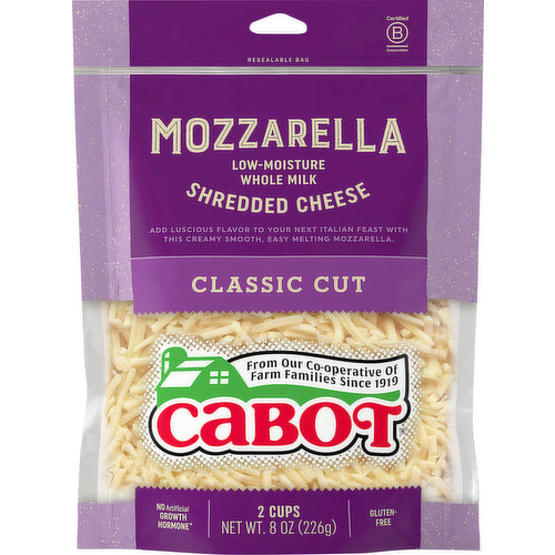 Cracker Barrel Three Cheese Blend Bold Cut Shredded Cheese, 8 oz