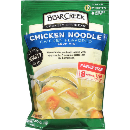 Bear Creek Country Kitchens Soup Mix, Chicken Noodle Flavored, Family Size