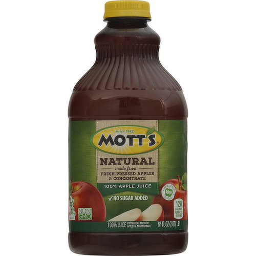 Mott's 100% Juice, Apple, Natural