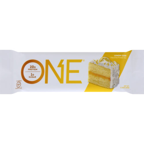 20 g protein; 1 g sugar. Certified Gluten-Free. When life gives you lemons. one1brands.com. Learn more at one1brands.com.
