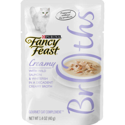 Purina Cat Complement, Gourmet, Creamy, with Wild Salmon & Whitefish