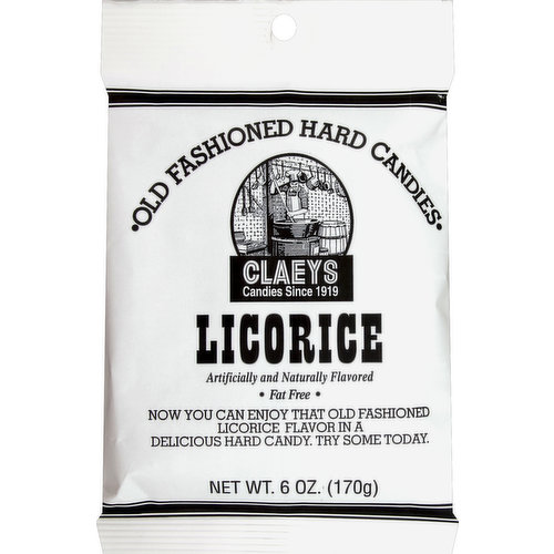 Claeys Hard Candies, Old Fashioned, Licorice