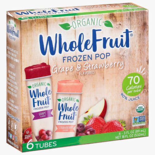 Whole Fruit Strawberry Pomegranate Frozen Juice Case