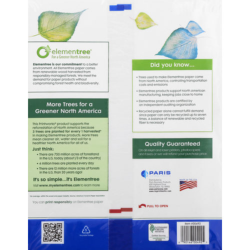 Elementree Sustainable Printer Paper For Everyday Printing and