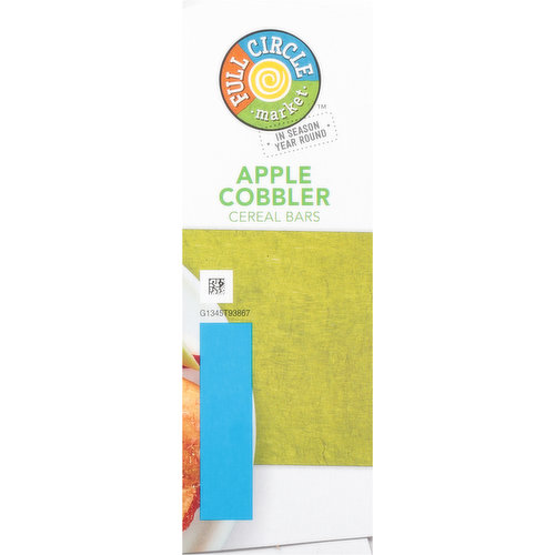 Full Circle Market Cereal Bars, Apple Cobbler