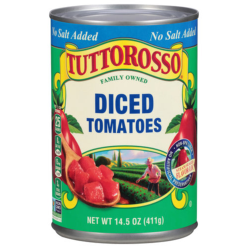 Tuttorosso Tomatoes, Diced