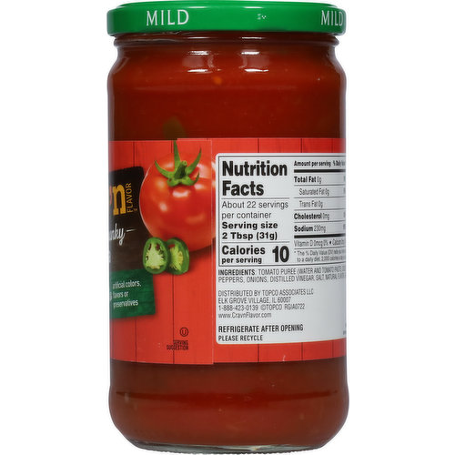 Crav'n Flavor Salsa, Thick & Chunky, Mild