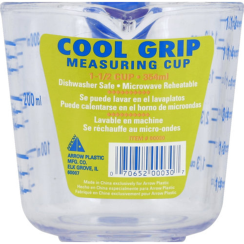 Arrow Measuring Cup, Cool Grip, 1-1/2 Cup