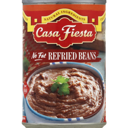 Casa Fiesta Refried Beans, No Fat