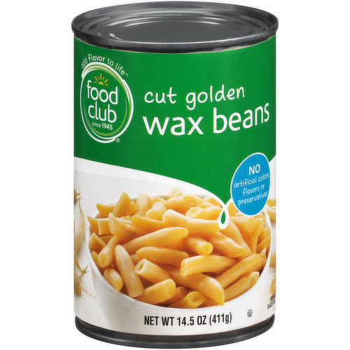 Food Club Cut Golden Wax Beans