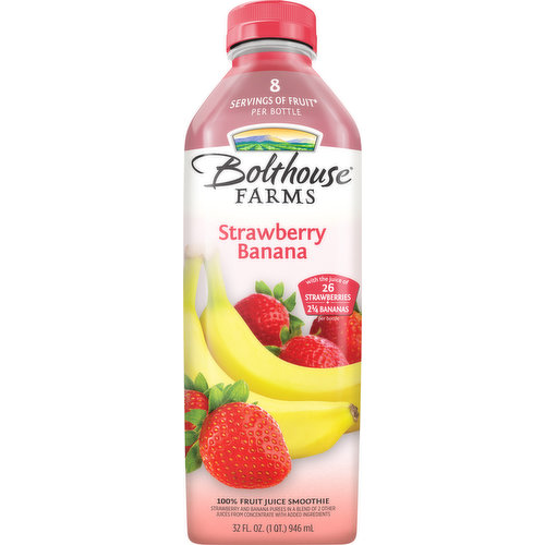 Bolthouse Farms Fruit Juice Smoothie Strawberry Banana