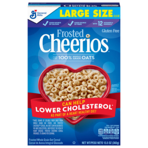 Cheerios Cereal, Frosted, Large Size