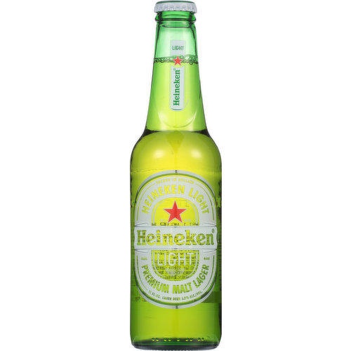 Heineken Light Beer, Premium Malt Lager, 12 Pack