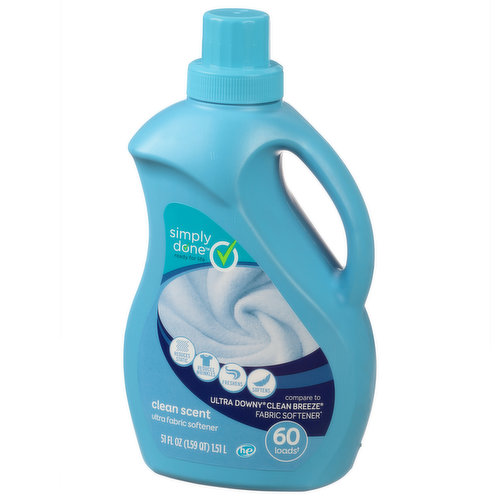 Simply Done Fabric Softener, Ultra, Clean Scent